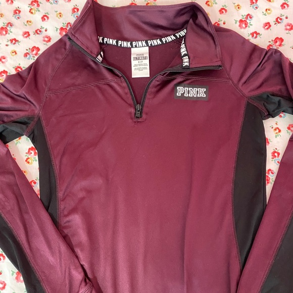 Victoria’s Secret PINK Ultimate Pullover Half Zip Size Small - Picture 3 of 3